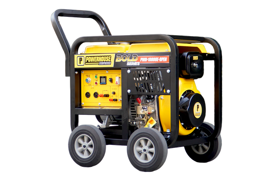 Diesel Open Type Generator w/Battery for Electric Start (PWH-10800E-OPEN)
