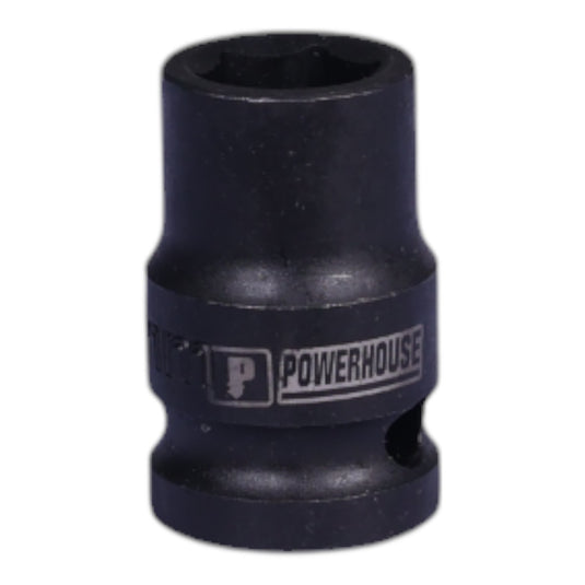Powerhouse Impact Socket Nut CRV 6 Points 1/2 Drive