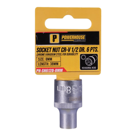Socket Nut CRV 6 Points 1/2 Drive