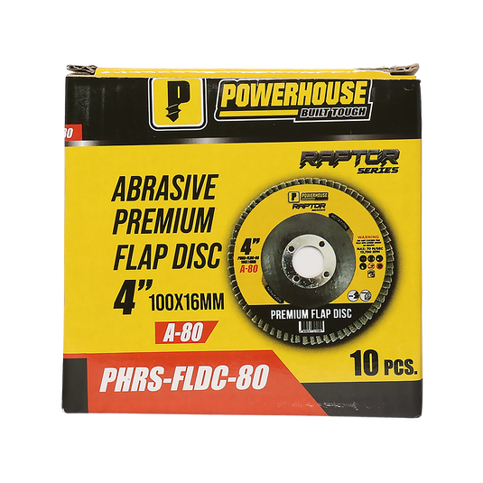 Raptor Series Abrasive Premium Flap Disc (PHRS-FLDC-80)