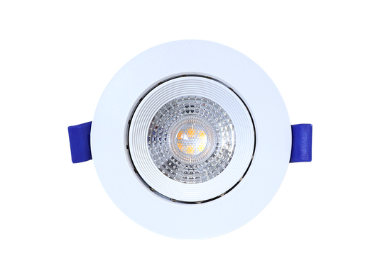 LED Spotlight w/ Casing Round 6W Warm White