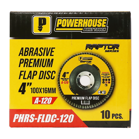 Raptor Series Abrasive Premium Flap Disc (PHRS-FLDC-120)