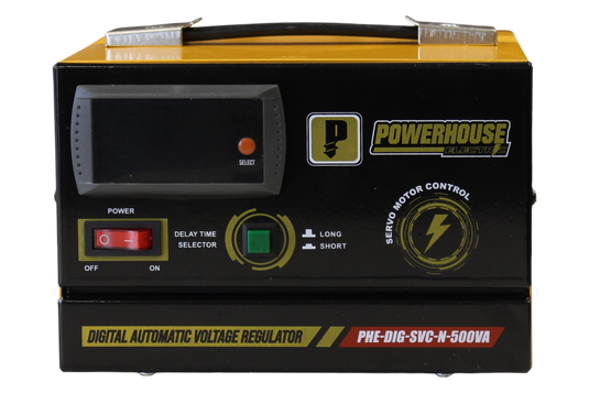 Digital Automatic Voltage Regulator 500VA (Servo Motor Control)
