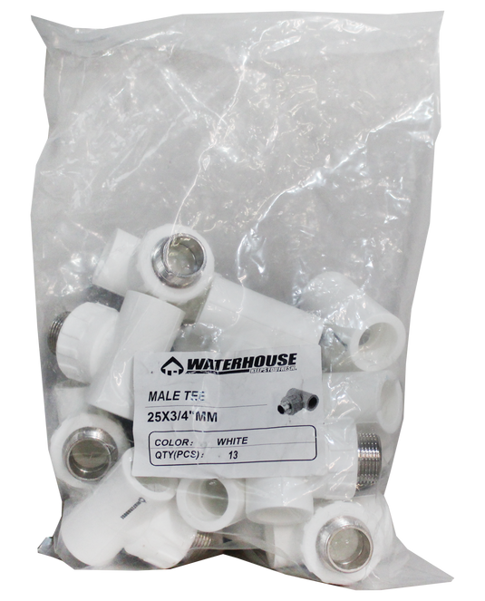 PPR Male Tee 20mm x 1/2