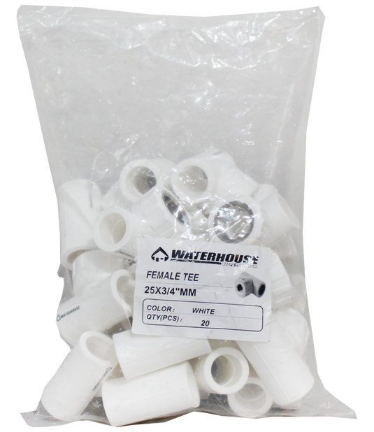 PPR Female Tee 20mm x 1/2