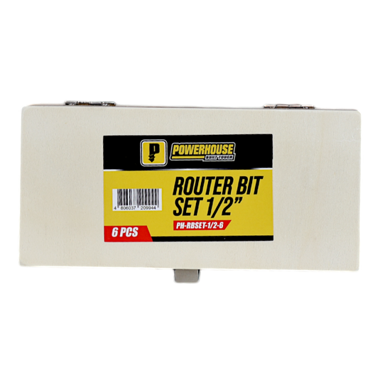 Router Bits 6 Pcs/Set - 1/2