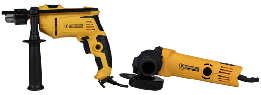 Angle Grinder + Impact Drill Combo 750W