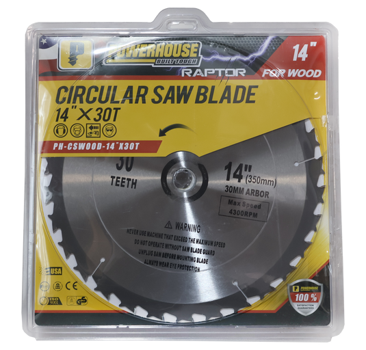 Circulaw Saw Blade Carbide Tip for Wood - 14X30T