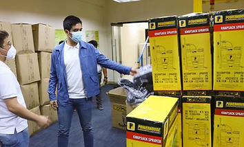 Pasig Local Government Turned over 500 sets of Backpack Sprayer