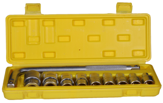 10 PCS 1/2 Drive Socket Wrench Set