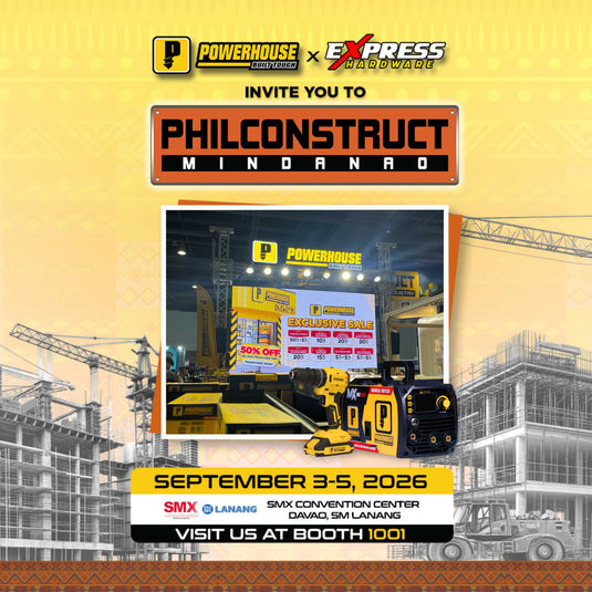Powerhouse Tools Is Back at PHILCONSTRUCT Mindanao 2026