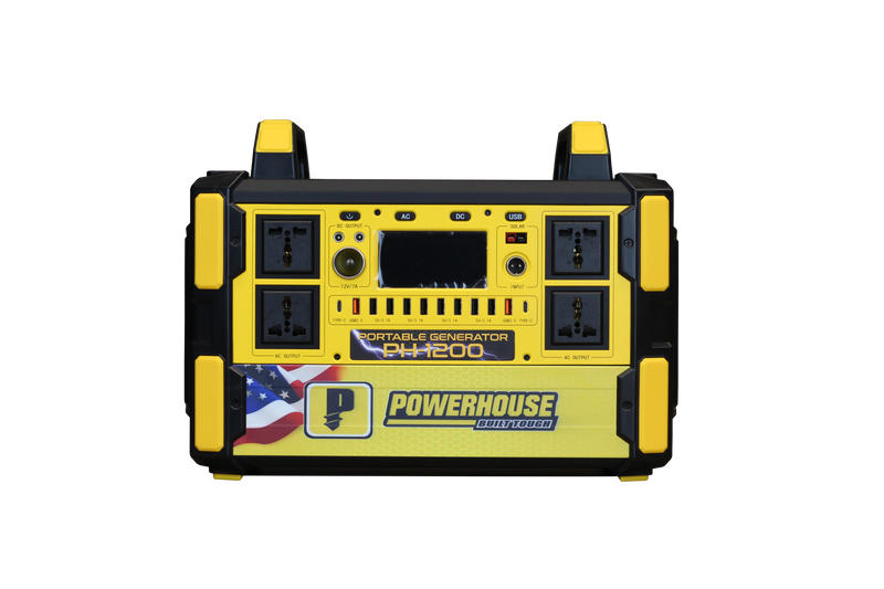 Load image into Gallery viewer, PowerHouse Portable Electric Generator 1,200W (LIFEP04) 1,048Wh; 327,600mAh/ 327.6Ah

