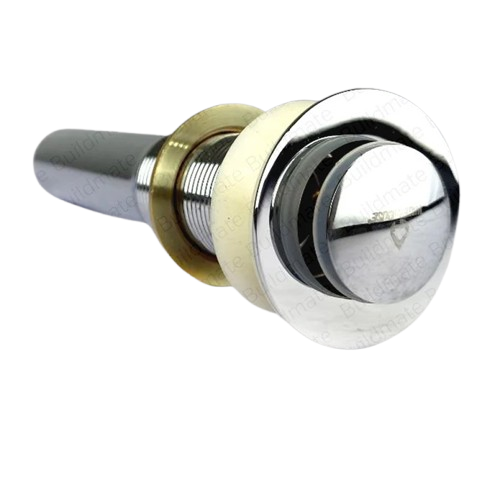 Load image into Gallery viewer, P.O. Plug w/ Chrome Plated Brass Pop-Up Cover 1-1/4&quot; x 8&quot;
