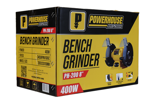 BENCH GRINDER  375W - PH-200 8"