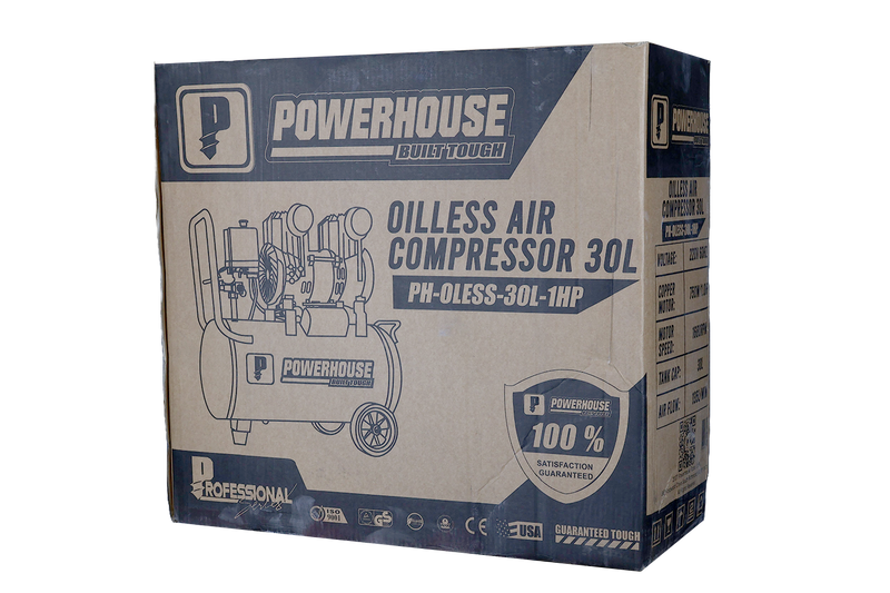 Load image into Gallery viewer, OIL AND NOISE LESS AIR COMPRESSOR - PH-OLESS-30L-1HP
