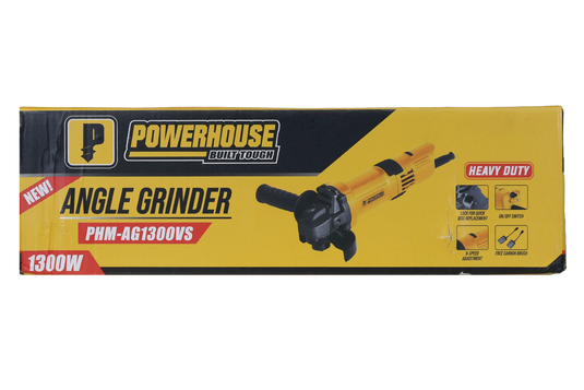 ANGLE GRINDER 1300W WITH VARIABLE SPEED - PHM-AG1300VS