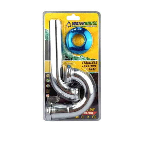 Load image into Gallery viewer, Stainless P-Trap w/ Brass American Nut 1-1/2&quot;
