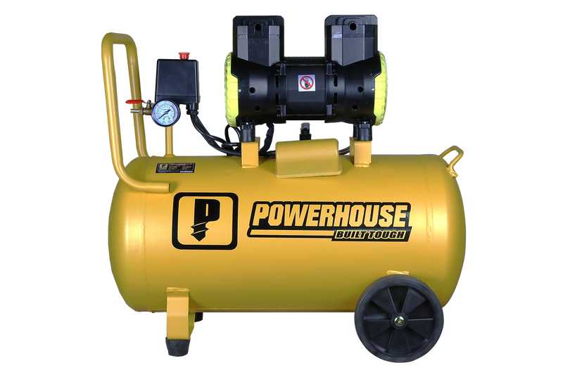 Oil and Noise Less Air Compressor 50L 2HP – Powerhouse Tools