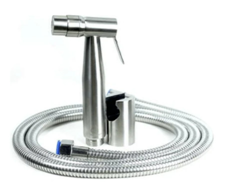 Stainless 304 Bidet Sprayer w/ High Tension Flexible Hose 1.5mts