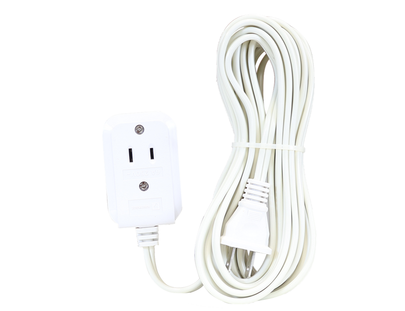 Load image into Gallery viewer, EXTENSION CORD 3 GANG PORTABLE OUTLET (FLAT PIN) PHEC-100-6M
