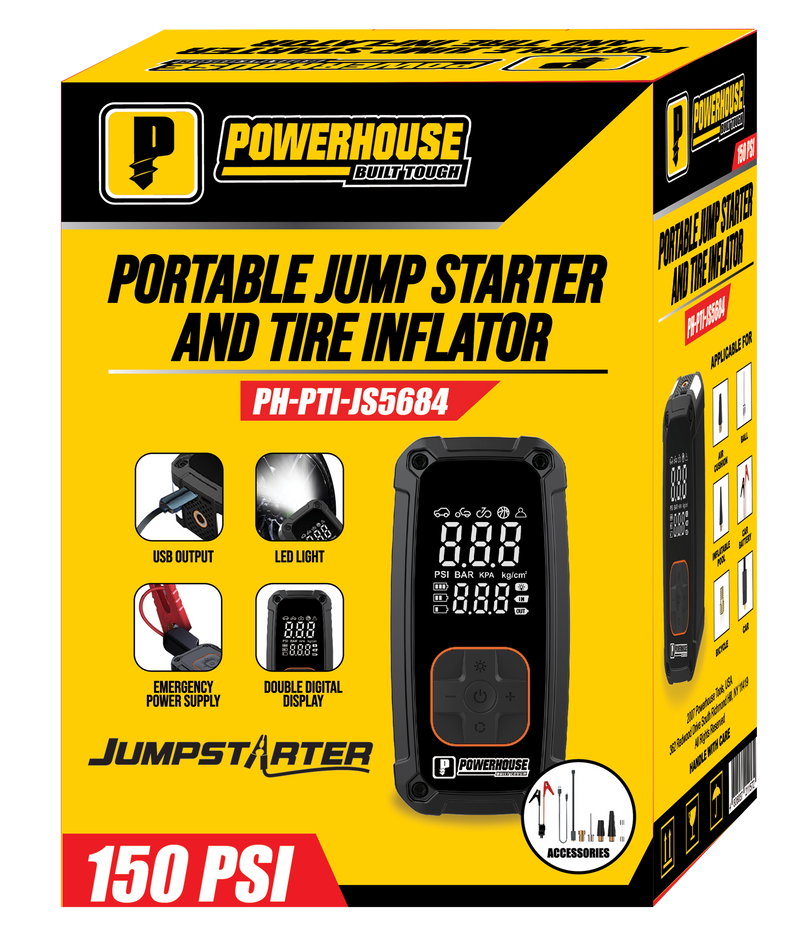 Load image into Gallery viewer, Portable Jump Starter and Tire Inflator
