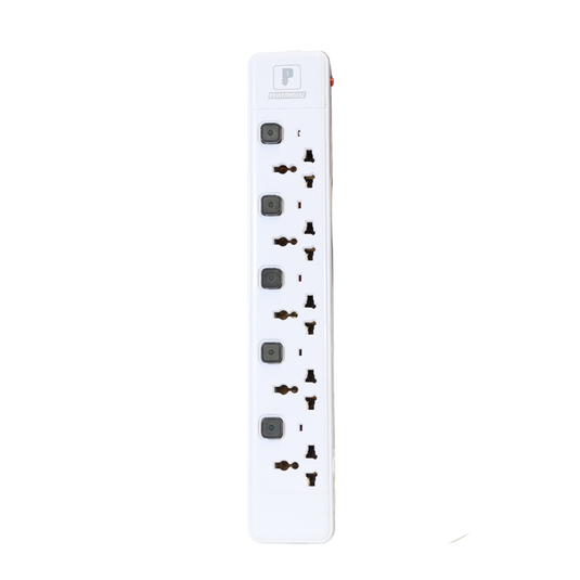 EXTENSION CORD WITH INDIVIDUAL SWITCH AND OVERLOAD PROTECTION PHEC-500