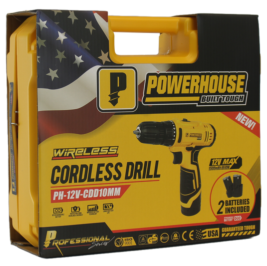 CORDLESS DRILL DRIVER 12V - PH-12V-CDD10MM