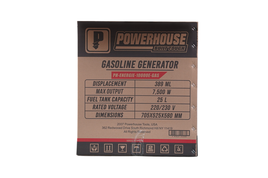POWERHOUSE ENERGIE SERIES GASOLINE GENERATOR RECOIL START (PH-ENERGIE-10000e-GAS)