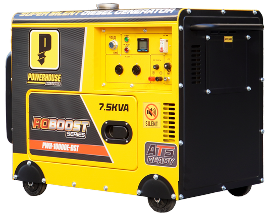 POWERHOUSE DIESEL GENERATOR W/ BATTERY FOR ELECTRIC START (PWH-10000E-DST)