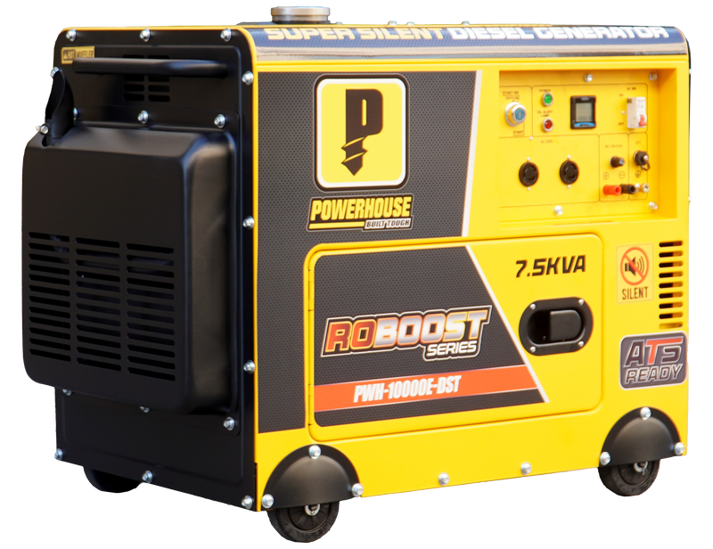 Load image into Gallery viewer, POWERHOUSE DIESEL GENERATOR W/ BATTERY FOR ELECTRIC START (PWH-10000E-DST)
