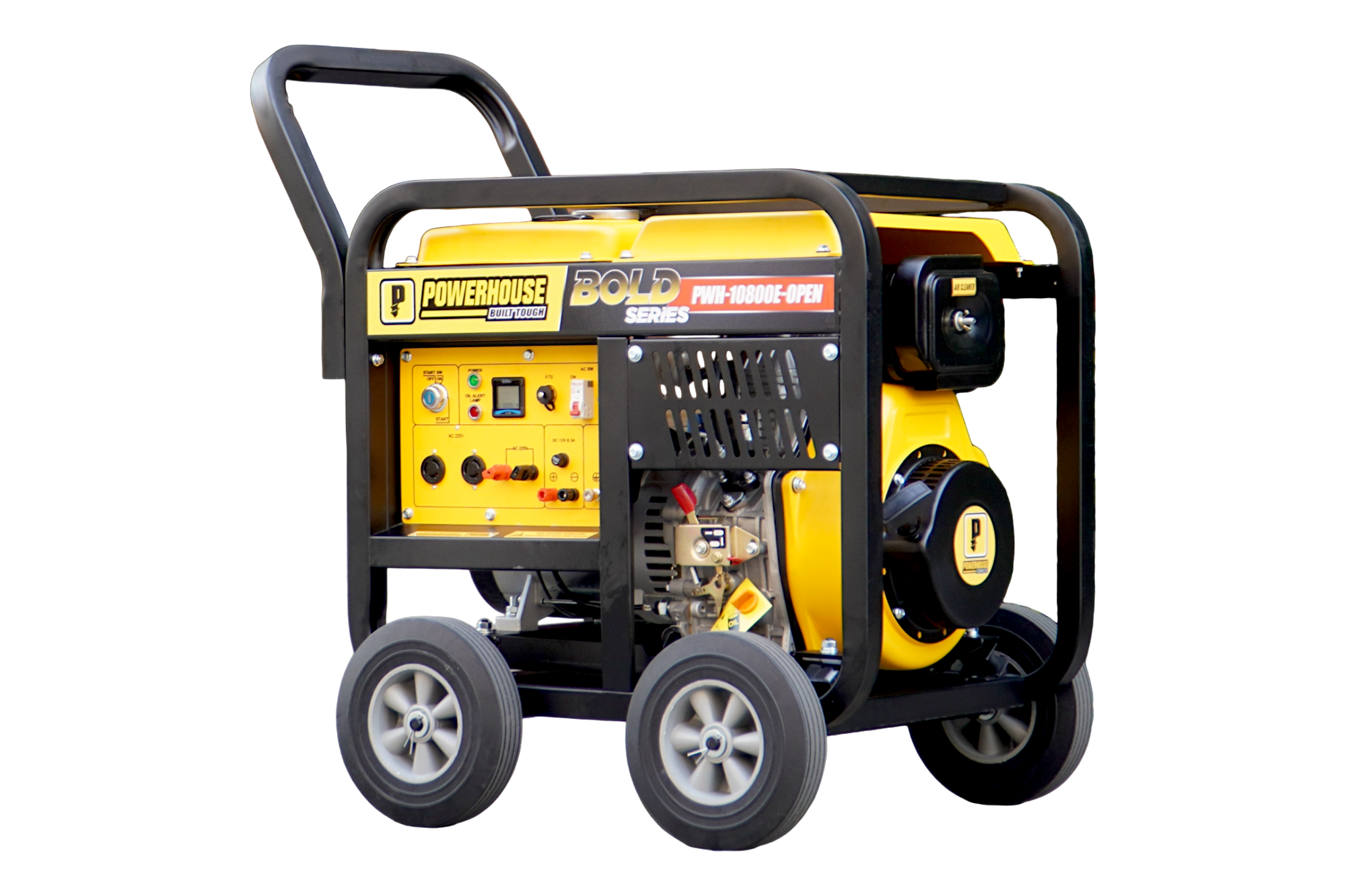 Diesel Open Type Generator w/Battery for Electric Start (PWH-10800E-OP ...