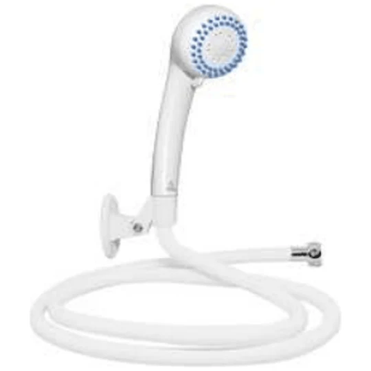 3 Function Telephone Shower Complete Set White #14710