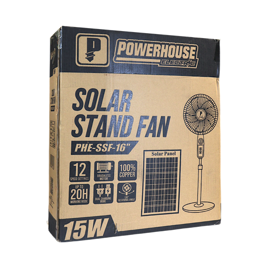 SOLAR STAND FAN PHE-SSF-16