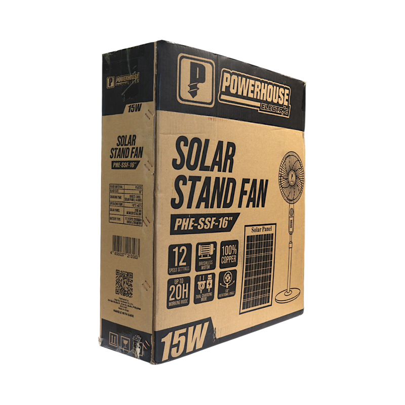 Load image into Gallery viewer, SOLAR STAND FAN PHE-SSF-16
