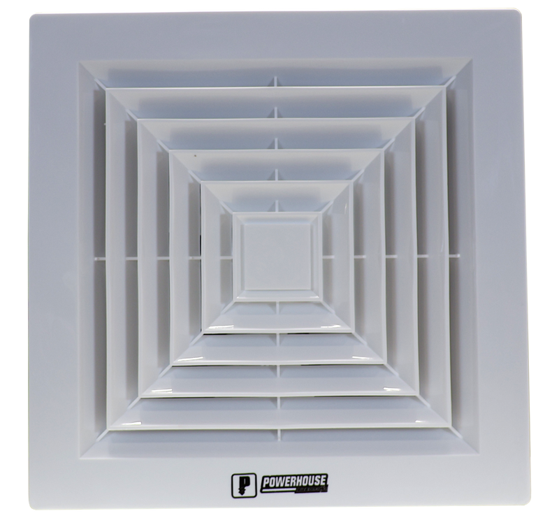 Load image into Gallery viewer, POWERHOUSE ELECTRIC 8IN EXHAUST FAN CEILING MOUNTED VELOCE SERIES (100% COPPER MOTOR/LOW NOISE) PHEEF-VEL-8&quot;
