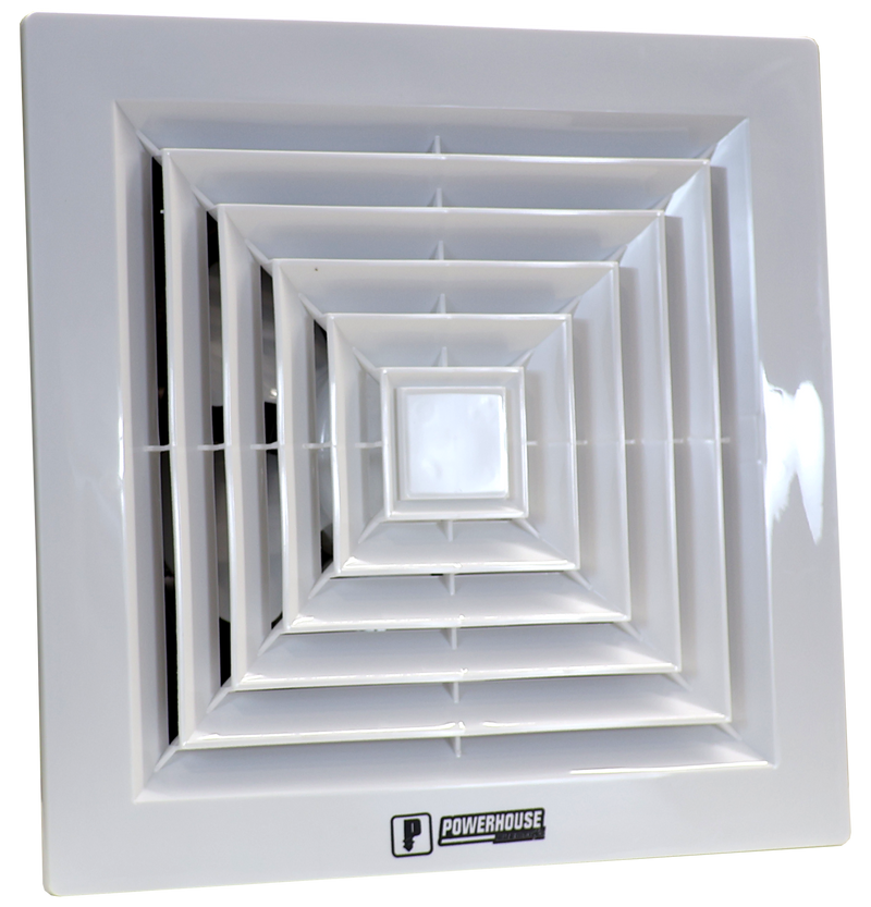 Load image into Gallery viewer, POWERHOUSE ELECTRIC 8IN EXHAUST FAN CEILING MOUNTED VELOCE SERIES (100% COPPER MOTOR/LOW NOISE) PHEEF-VEL-8&quot;
