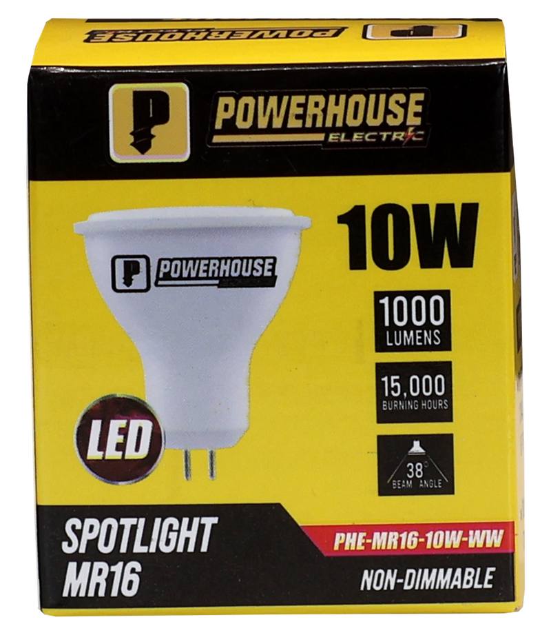 Load image into Gallery viewer, POWERHOUSE ELECTRIC LED SPOTLIGHT PHE-MR16-10W-WW
