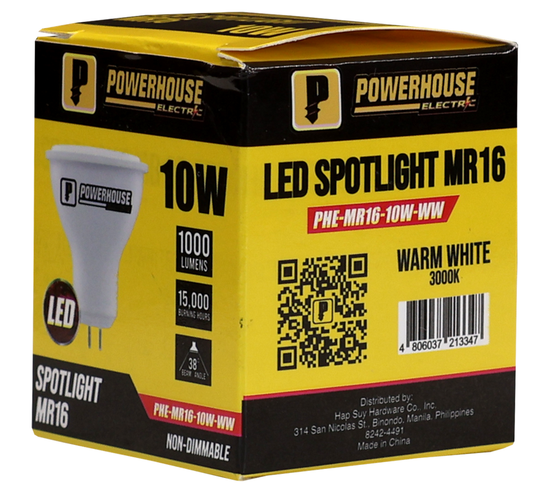 Load image into Gallery viewer, POWERHOUSE ELECTRIC LED SPOTLIGHT PHE-MR16-10W-WW
