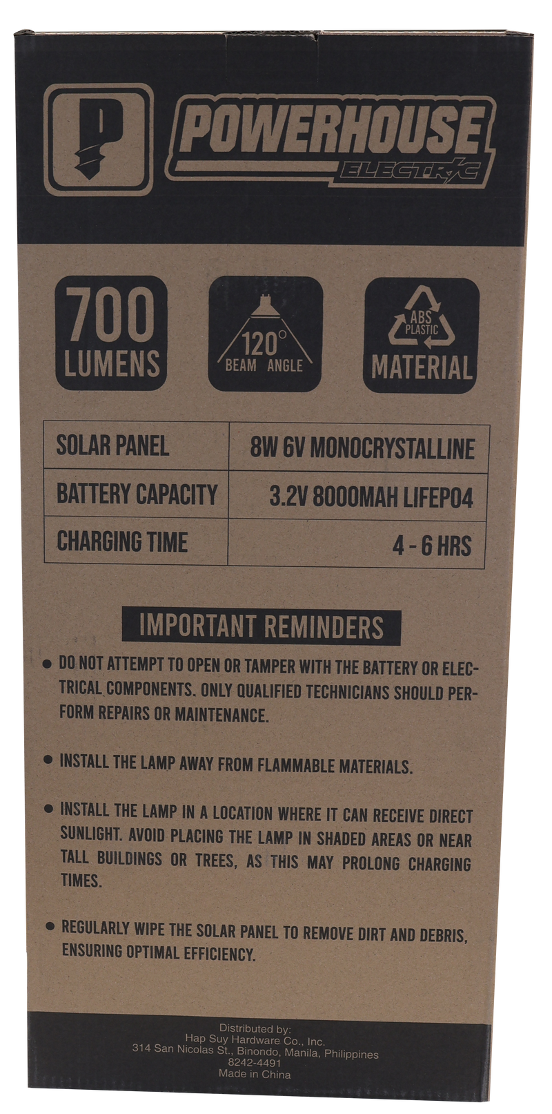 Load image into Gallery viewer, POWERHOUSE ELECTRIC SOLAR STREET LIGHT IP65 PHE-SSL-IP65-100W-DL
