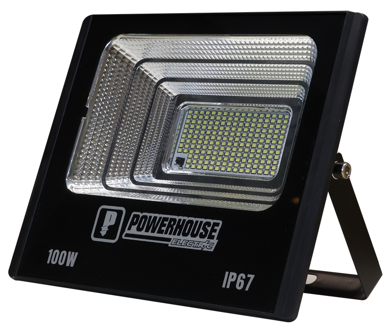 Load image into Gallery viewer, POWERHOUSE ELECTRIC SOLAR FLOOD LIGHT IP67 (SMD) PHE-SFL-SMD-IP67-100W-DL
