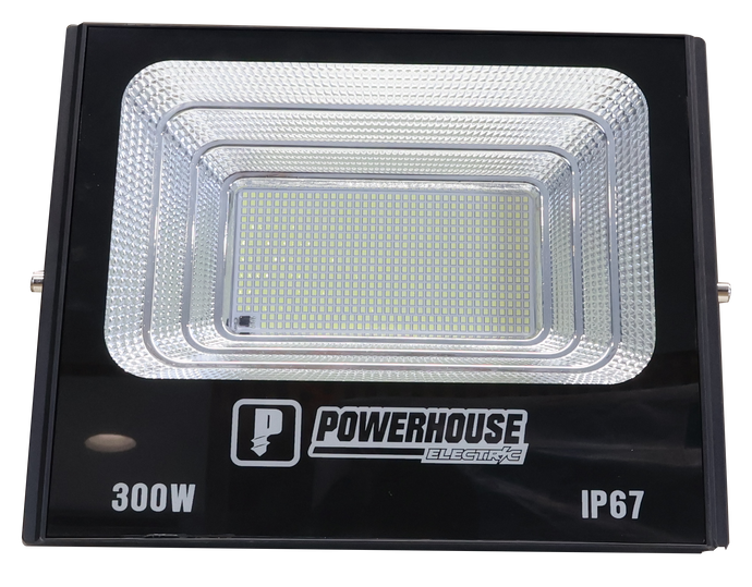 POWERHOUSE ELECTRIC SOLAR FLOOD LIGHT IP67 (SMD) PHE-SFL-SMD-IP67-300W-DL