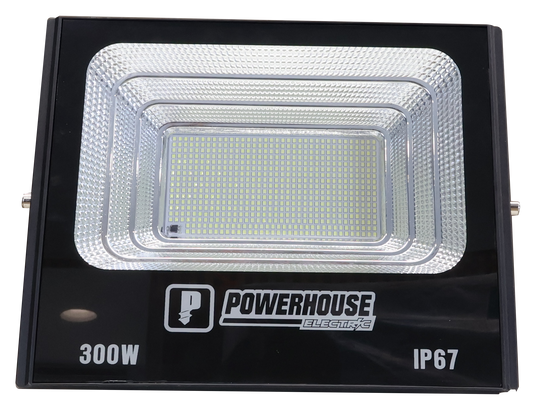 POWERHOUSE ELECTRIC SOLAR FLOOD LIGHT IP67 (SMD) PHE-SFL-SMD-IP67-300W-DL