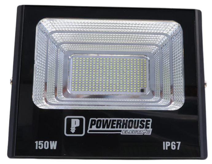 POWERHOUSE ELECTRIC SOLAR FLOOD LIGHT IP67 (SMD) PHE-SFL-SMD-IP67-150W-DL