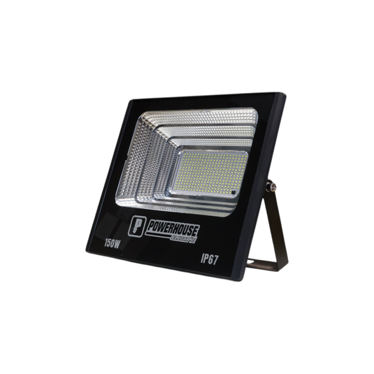 POWERHOUSE ELECTRIC SOLAR FLOOD LIGHT IP67 (SMD) PHE-SFL-SMD-IP67-150W-DL