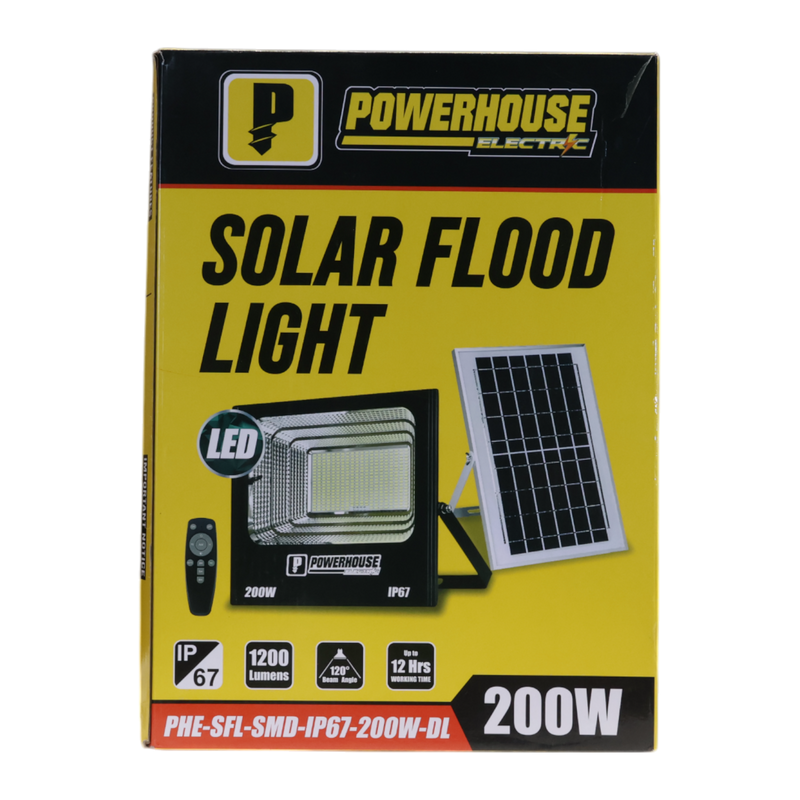 Load image into Gallery viewer, SOLAR FLOOD LIGHT IP67 SMD PHE-SFL-IP67-200W-DL
