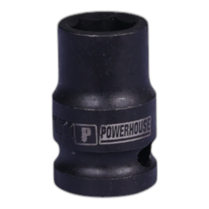 Powerhouse Impact Socket Nut CRV 6 Points 1/2 Drive