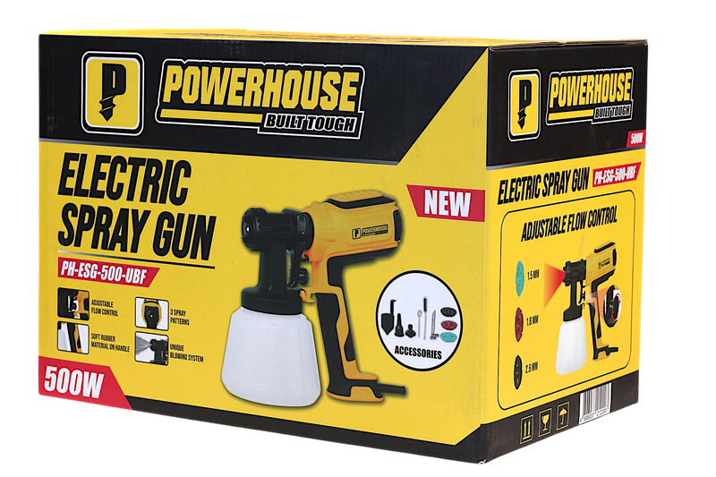 Load image into Gallery viewer, Electric Spray Gun w/ Unique Blow Function 500W w/ Complete Accessories

