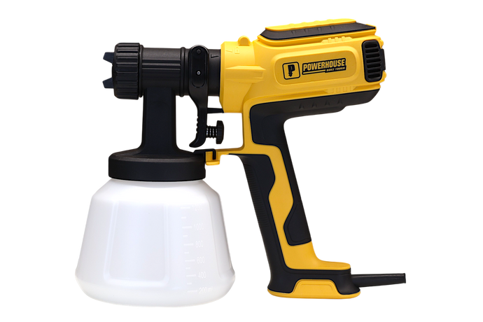 Electric Spray Gun w/ Unique Blow Function 500W w/ Complete Accessories