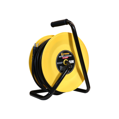 Heavy Duty Extension Wheel 50M w/ 4 Gang Universal Outlet – Powerhouse ...