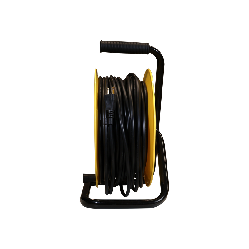 Load image into Gallery viewer, HEAVY DUTY EXTENSION WHEEL 50 METERS 4 GANG UNIVERSAL OUTLET (PHEC700U-50M)
